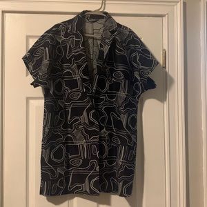 Max Mara wool blend patterned jacket